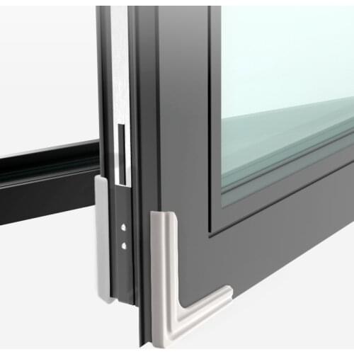 4pcs Silicone Safety Window Guard Corner Baby Child Anti-Collision Edge Protection Angle Aluminum Steel Door Window Accessories