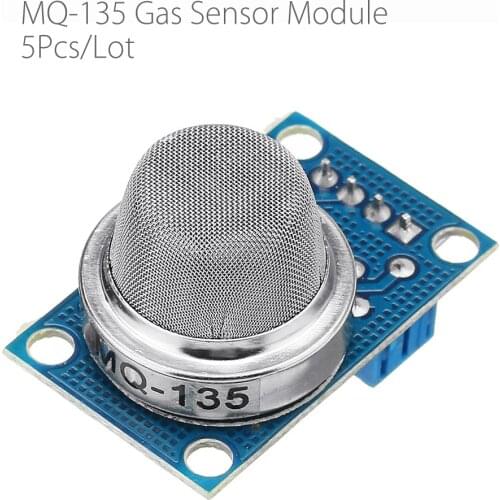 5pcs/Lot MQ-135 Ammonia Sulfide Benzene Vapor Gas Sensor Module Shield Liquefied Electronic Detector Module MQ135 For arduino