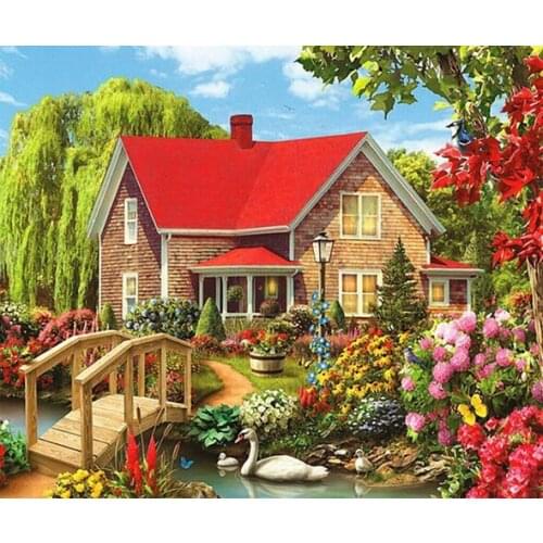 A6747 11CT/14CT/18CT/25CT/28CT Oil tea patterns Counted Cross Stitch DIY Cross Stitch Kits Embroidery Needlework Sets