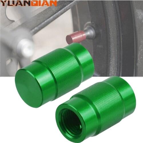 For KAWASAKI Z900 Z800 Z750 Z1000 Z400 Z650 Z300 Z250 ZX6R Motorcycle Accessorie Wheel Tire Valve Stem Caps CNC Airtight Covers