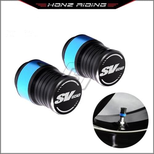 For Suzuki SV650 SV650X SV 650 Motorcycle Accessories Wheel Tire Valve Caps Covers