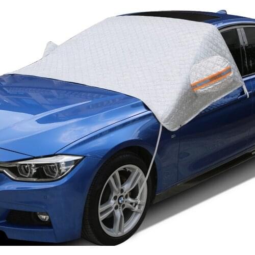 Car sunshade, front windshield half cover, car clothes, summer heat insulation, thickening, sunscreen, car sunshade