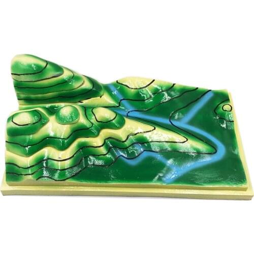Contour map Teaching tools of contour model geography Teaching supplies