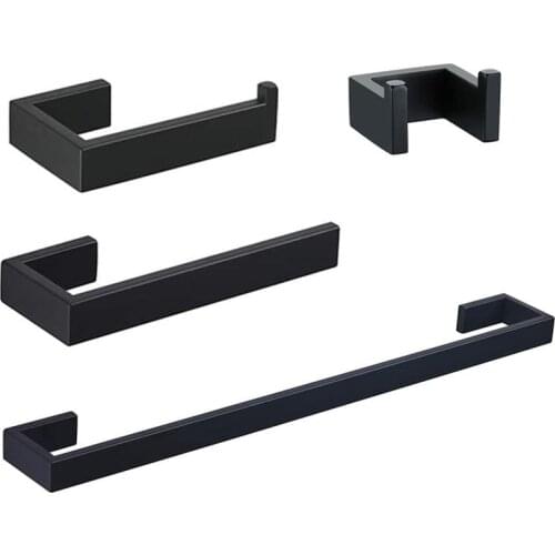 304 Stainless Steel Towel Rack Set Bathroom Accessories Set Clothes Hook Paper Towel Rack Towel Ring for Bathroom Hardware Set