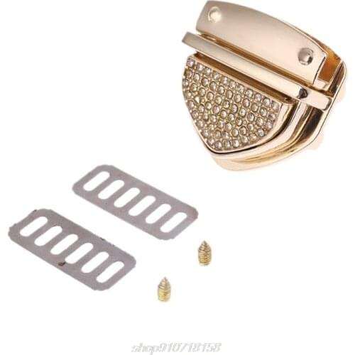 Metal Clasp Turn Locks Twist Lock for DIY Handbag Crossbody Shoulder Bag Purse Hardware D18 20 Dropshipping