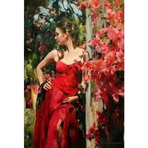 Young woman Cross Stitch Kits people Needlework Sewing Kit Embroidery Crafts 14ct Unprinted DIY Arts Handmade Home Decor