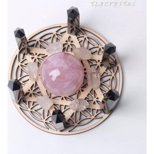 Meditation Crystal Grid Divine Healing Gem Set