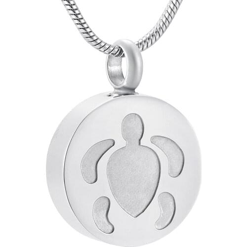 Tortoise Urn For Ashes Memorial Jewelry Round Cremation Urn Pendant Necklace For Ashes Funeral Urn Casket Geometric Urn Jewelry