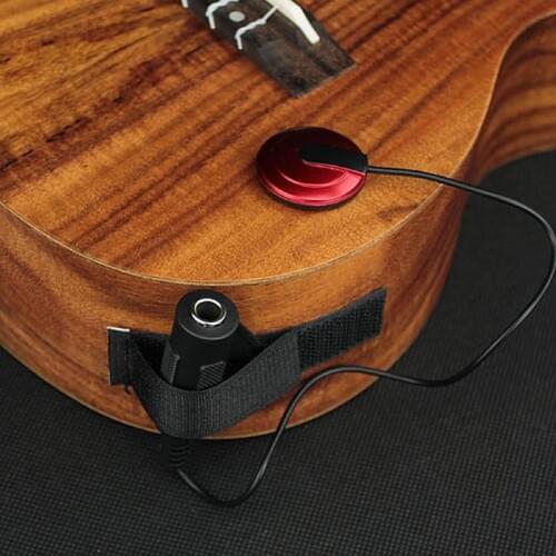 Guitar Pickup Professional Piezo Contact Microphone Pickup For Guitar Violin Banjo Mandolin Ukulel Guitar Accessories with Clamp