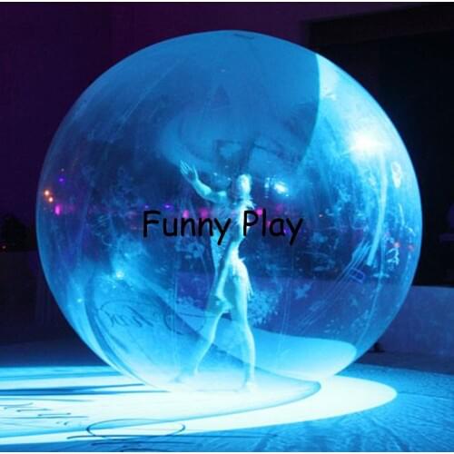 Pvc Dancing Ball for Ballet performances clear dancing balloon for concert transparent room for event show water walking ball