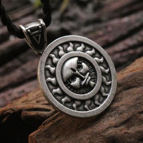 10pcs Ancient Slavic Amulet pendant sun wheel talisman necklace lucky jewelry slav obereg women necklace men