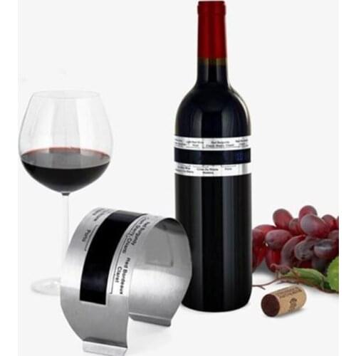 Wine Collar Thermometer Clever Wine Bottle Snap Thermometer Lcd Display Clip Champagne Bracelet Thermometer Bar Beverage Tool