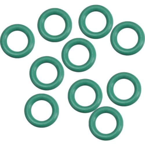 Uxcell 10Pcs Fluorine Rubber O Rings, 7.5mm OD, 4.5mm ID 1.5mm Width, Seal Gasket Green revent leaks in plumbing, machinery