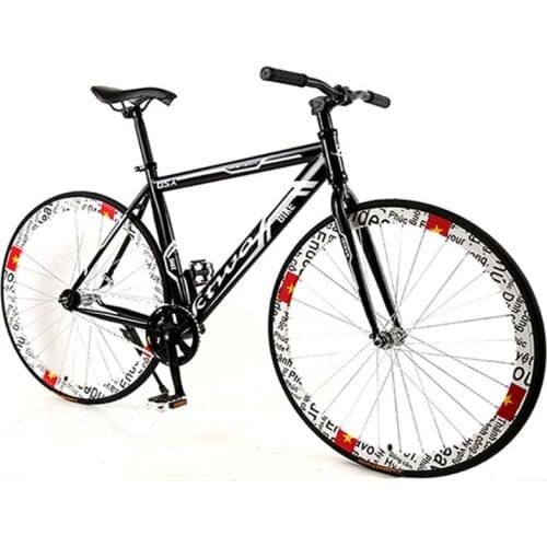 Bicycle Road Bike New Fixed Gear Muscle Frame Bending Adult Man and Women Racing Solid Tire Single Speed