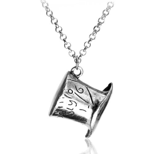 New Design Fairy Hat Hatter Silver Color Pendant Necklace High Quality collars Necklace -30
