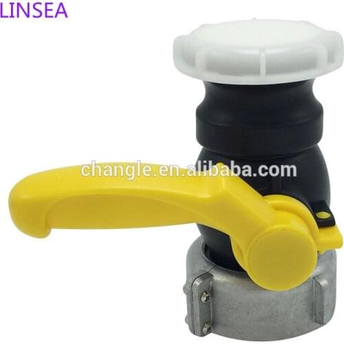 Manufacturer 2inch camlock coupling ball valve for 1000L IBC tote tanks