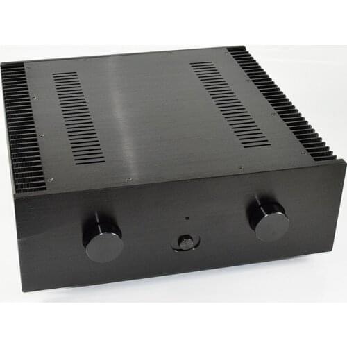 420*435*150MM WA122 Pure Class A Preamp AmplifierChassis caseAll aluminum alloy power amplifiershell with radiator on both sides