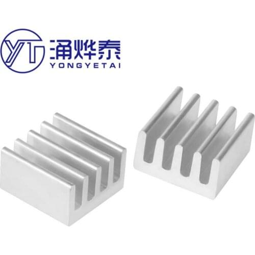 YYT 5PCS Mini Adhesive Aluminum Radiator Heatsink A4988 Heat Sink 9x9x5mm Cooler For 3D Printer Stepper Motor Driver