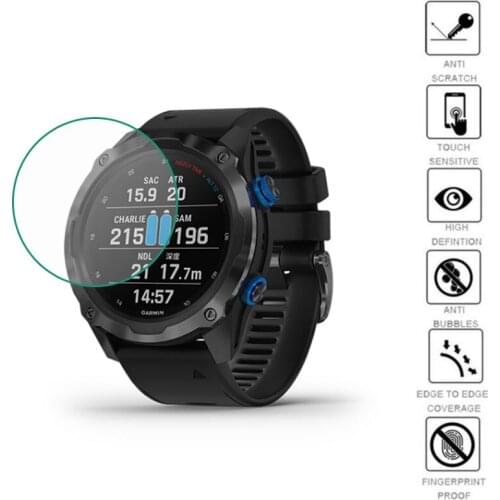 5pcs Soft TPU Clear Protective Film Smartwatch Guard For Garmin Descent Mk2 / MK2i Smart Watch Screen Protector Cover Protection