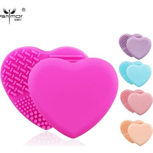 Anmor Lovely Brush egg for Cleaning makeup brushes Hot Silicone Cleaning Tools Lovely Makeup Brush Cleaner Travelling Friendly
