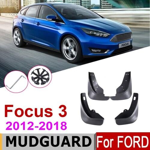 Mud Flaps For Ford Focus 3 MK3 2018~2011 Fender Mudguard Guard Splash Flap Mudguards Accessories 2017 2016 2015 2014 2013 2012