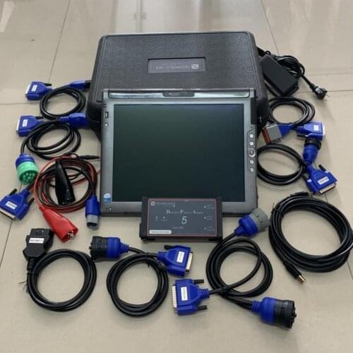 Truck Diagnostic Tool and Scanner DPA5 Dearborn Protocol Adapter USB connect for Heavy Truck with Used Laptop LE1700 4G mini SSD