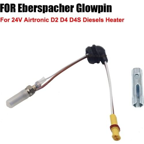 24V Ceramic Glow Plug Car Parking Heater + Wrench For Eberspacher Airtronic D2 D4 D4S Air Diesel Park Heater Silicon Nitride