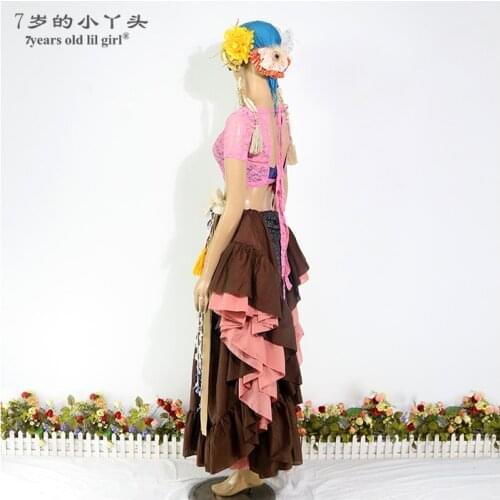 Lace Belly Dance Top Ats Tribal Choli Short Sleeve Womens Costume BJ15 16