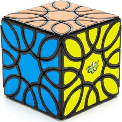 Lanlan Sunflower Magic Cube 3x3 Speed Stickers sticker Magic Cube Magico Puzzle baby kids toys