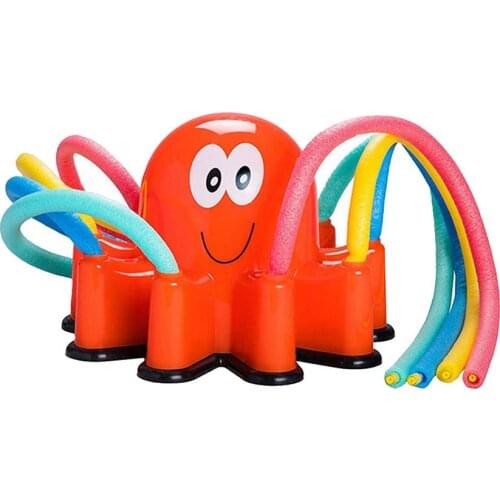 Cartoon Outdoor Water Spray Sprinkler Toys For Kids Summer Splash Flower Spray Toy Lawn Backyard Yard Games Shower Toys