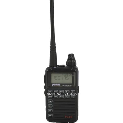 Updated Version Puxing PX-2R VHF TX & RX, + UHF RX FM transceiver with Keypad LCD for security,hotel,ham