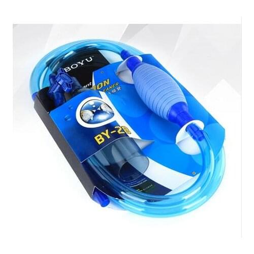 Aquarium Gravel Cleaner Siphon Syphon Cleaning Tools Semi-automatic Filter Aquarium Vacuum Cleaner Sand Washer Water Changer