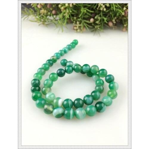 WHOLESALE 45PCS/LOT 8MM LOOSE NATURAL Striped SEMI-PRECIOUS STONE ROUND BEADS CHARM JEWELRY Bracelet DIY BEADS