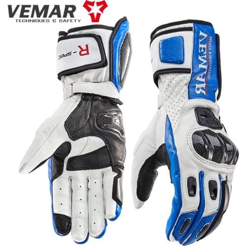 New model vemar Carbon fiber shell riding gloves/ autorcycle racing gloves/motocycle off-road waterproof gloves