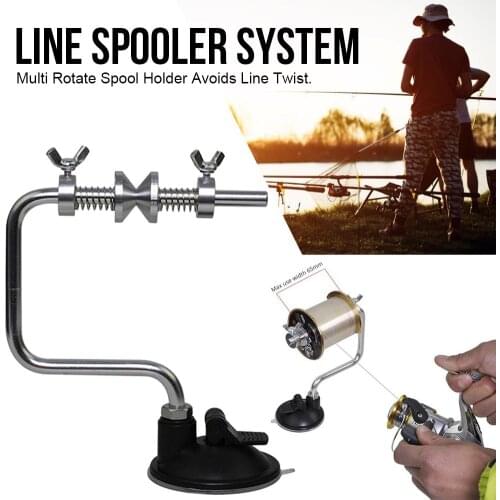 High Quality Portable Fishing Line Winder Reel Line Spooler Spooling Winding System Tackle Tools Fishing Accessories