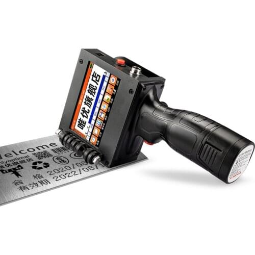 Hand-held inkjet printer, small production date, digital assembly line, automatic laser inkjet gun, date coding machine