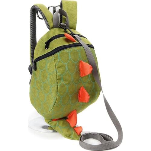 New 3D Cartoon Dinosaur Baby Toddler Anti lost Leash Harness Strap Walker Kindergarten Schoolbag Backpacks For Kids Hot