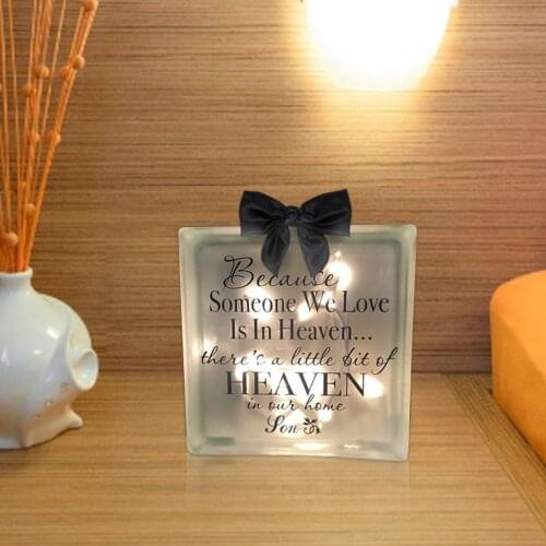 Luminous Decoration Gifts Fashion No Battery Simple Transparent Desktop Lighting Ornament New Year Party Night For Home 2021 Hot