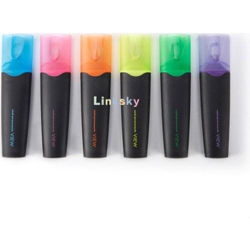 Uni Highlighter Promark View USP-200,Water Resistance, Light Resistance,simple and Aesthetically-pleasing Design,School Supplies