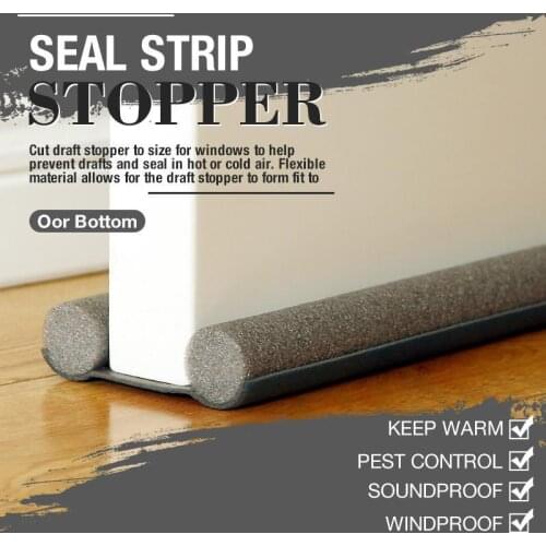Draft Stopper Door Flexible Door Bottom Sealing Strip Sound Proof Noise Reduction Under Door Draft Stopper Dust Window Weather