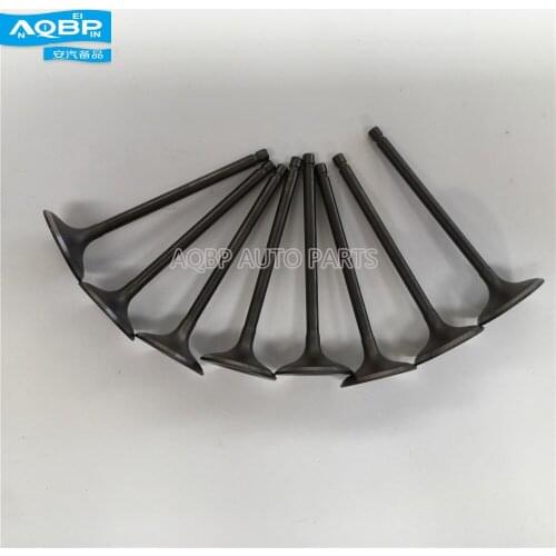 Intake valve 8pcs one set 1003012GG010 aplicationn for jac j3 j5 s5 exhaust exhaust systems China