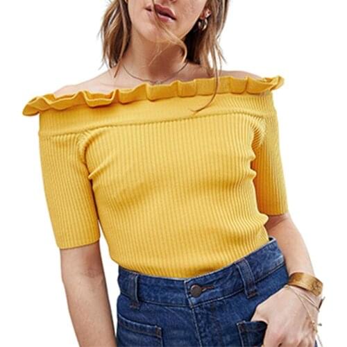 Женские пуловеры с открытыми плечами YIRANSHINI China At AliExpress