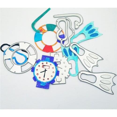 10.2*10.2cmt Diving suit paper die Cutting dies metal crafts paper die-cutting /DIY embossing Easter Halloween Scrapbooking