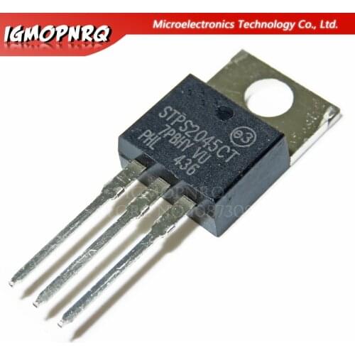 10pcs STPS2045CT TO-220 STPS2045C TO220 45V 20A STPS2045 new original