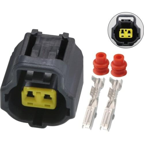 2 Pin Female Auto water temperature sensor plug connector with terminals