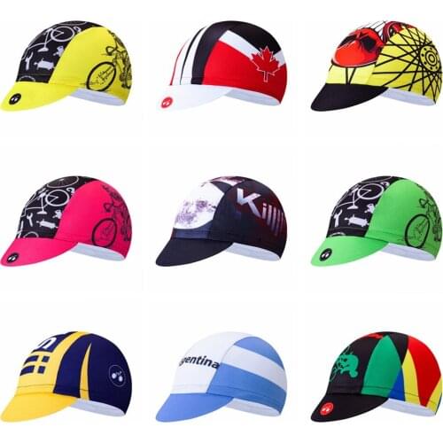 2019 Outdoor Bike Hat Cycling Cap Women Men Bicycle bandana hats Ciclismo Sun UV Hat MTB Team Pro Headband Headwear cap Yellow