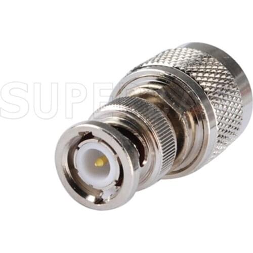 Superbat 5 pcs BNC-UHF RF Adapter BNC Male Plug to UHF Plug Straight