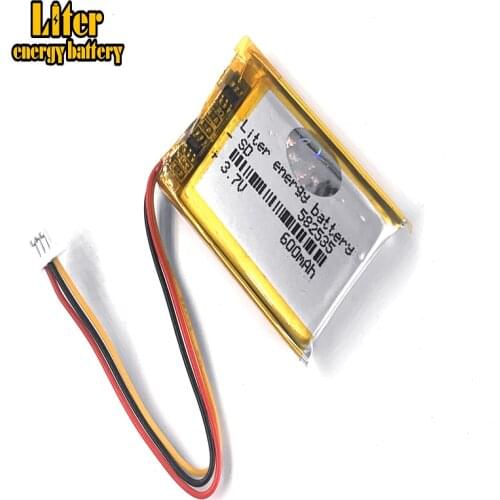 MODEL 582535 SP5 3.7V 600mAh Rechargeable Battery For tachograph papago F300 F200 F210 QStar A5 DVR 602535 parkcity 710