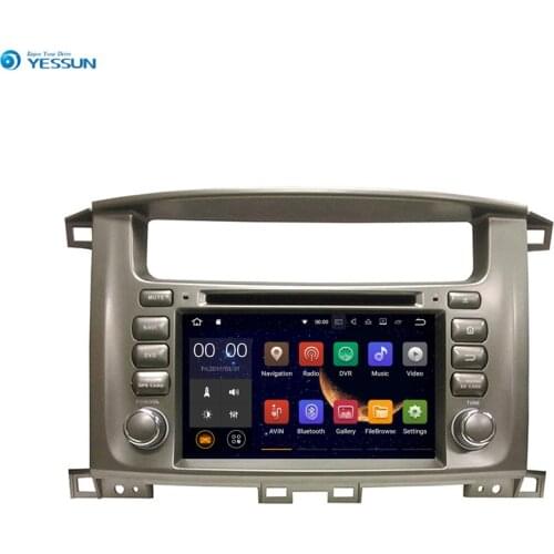 YESSUN Android Radio Car DVD Player For Toyota Lander Cruiser 100/Lexus LX 470 1998~2007 Stereo Radio Multimedia GPS Navigation