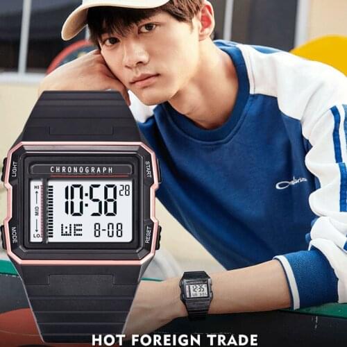 2021 New SYNOKE Brand Men Sports Watches Fashion Chronos Waterproof LED Digital Watch Man Military Wrist Watch Relogio Masculino